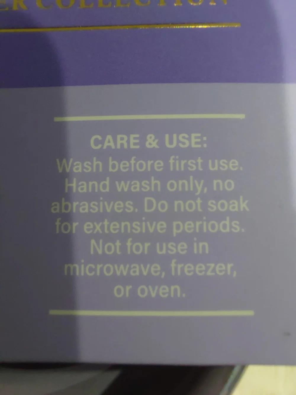 NWT Très Chic Iridescent Purple Mug